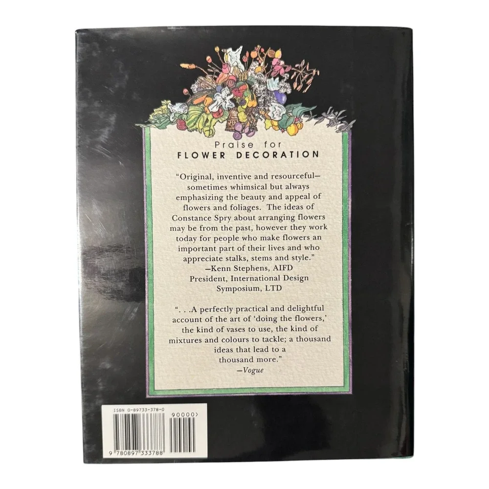Flower Decoration by Constance Spry 1993 Academy Chicago Publishers Floral